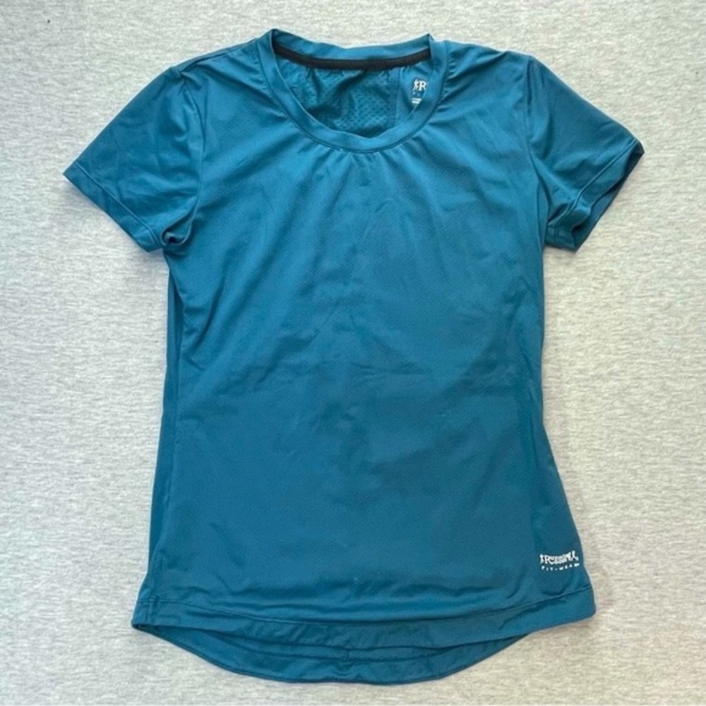 RUNNING Room Womens Fit Wear Green Running T-Shirt Size Small